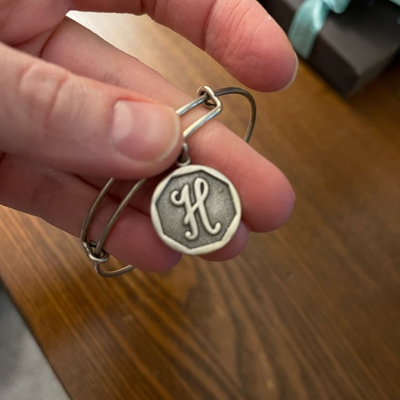 Silver H Alex and Ani adjustable bracelet - Picture 2 of 3